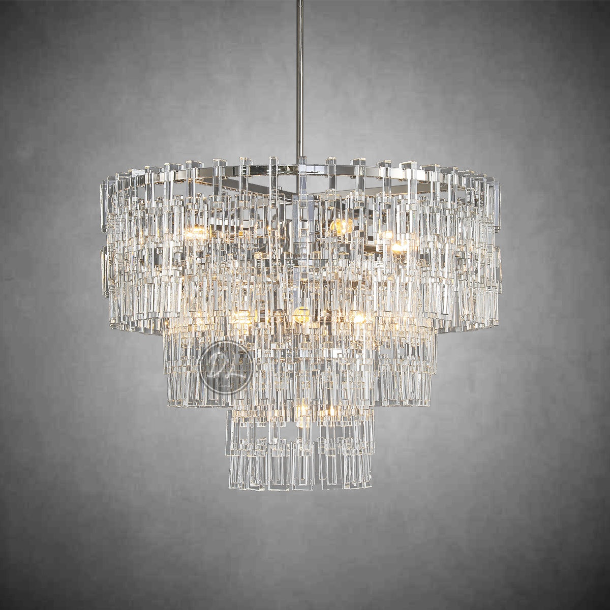 Marige 4-Tier Round Chandelier 48"