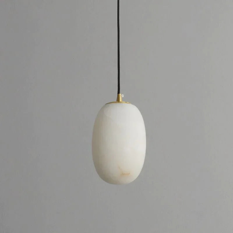 Modern Real Alabaster Pendant Lighting Beside Bed, Dining Table Pendant