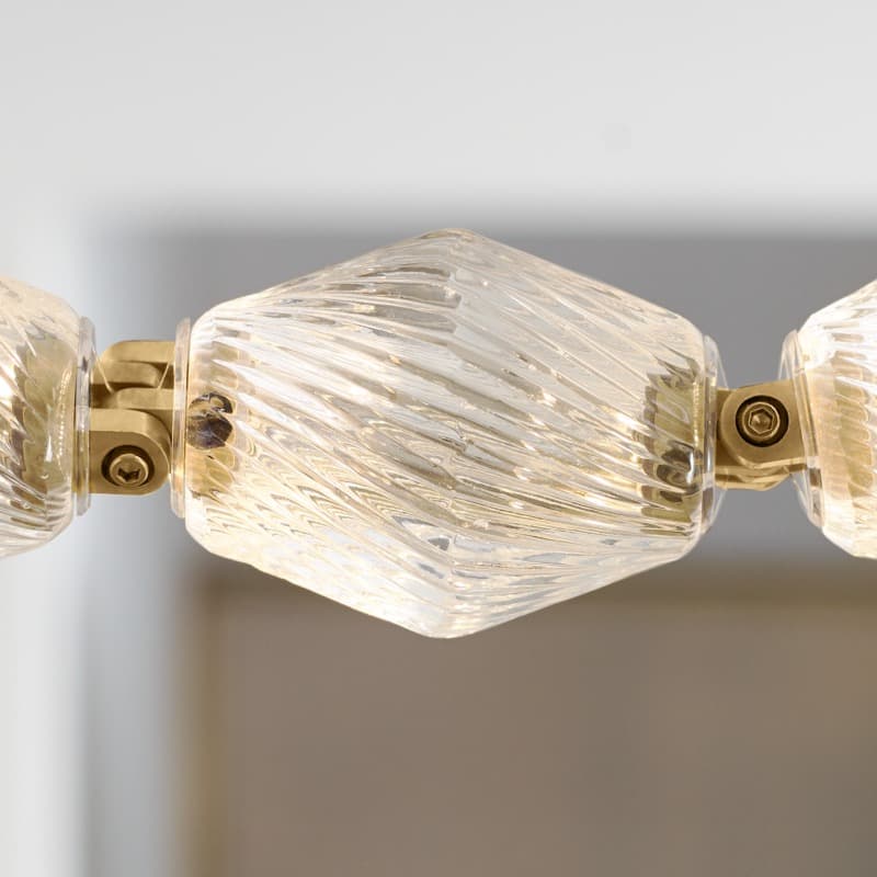 Pearl Necklace- Cryastal Pendant 115"H