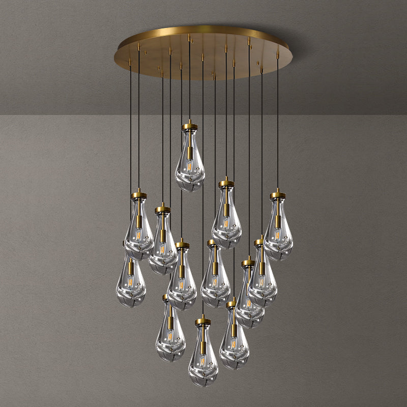 Seaward Raindrop Modern Exquisite Glass round chandelier 18"/36"/47"/60"
