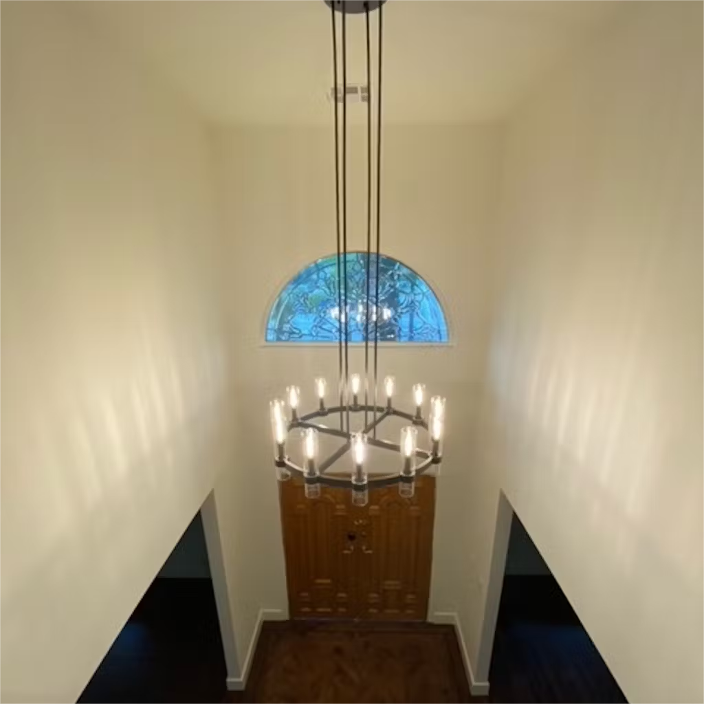 Crystalline Round Chandelier For Art Blown Glass 36"/48/60"/72"