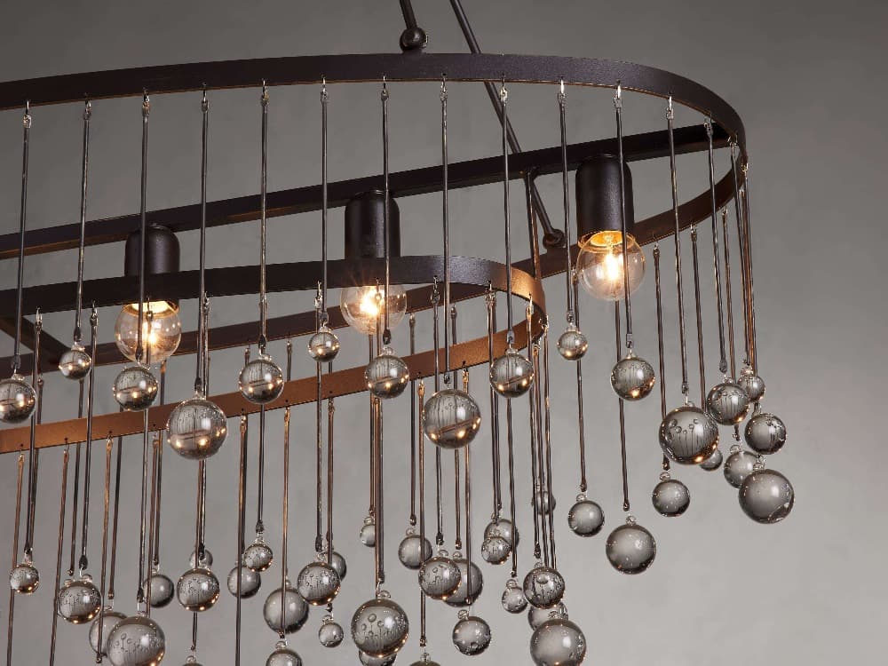 Aubry 7 Light Oval Chandelier