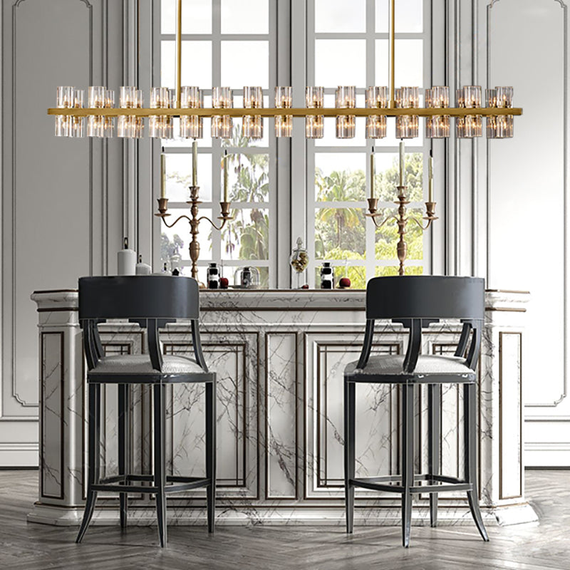 Aeabally Wine-glass Linear Chandelier 72"