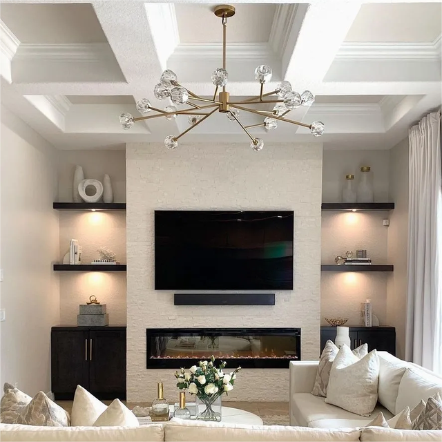 Dawn- Modern Design Niche Unique Hexagonal Crystal Ball Oval Chandelier 48"/ 60"/ 72"