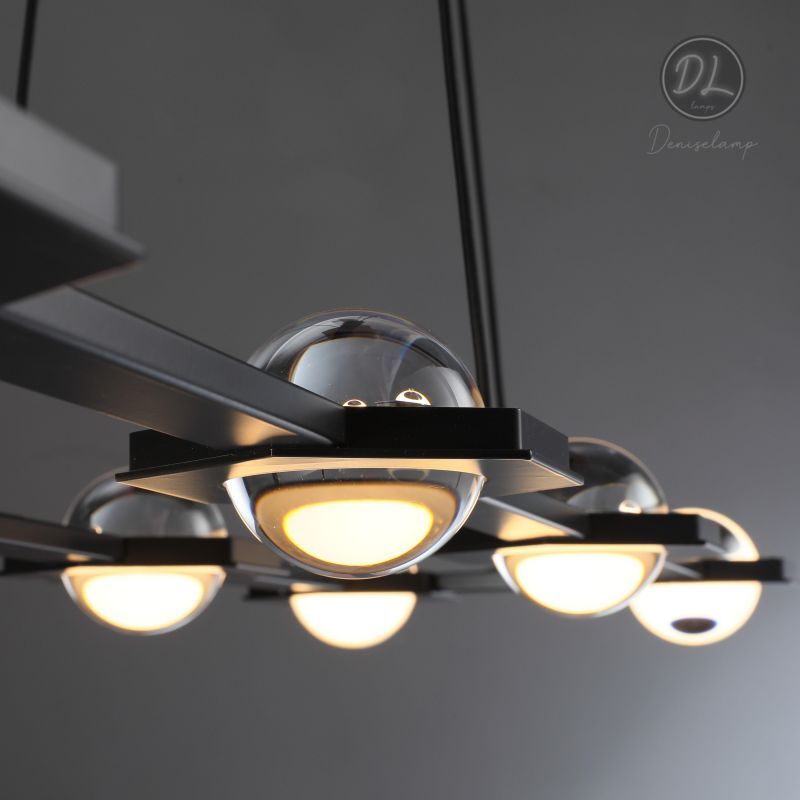Nimbus- Splendid Star Design Rectangular Chandelier 54"/72"
