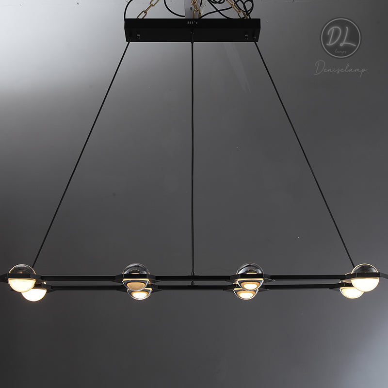 Nimbus- Splendid Star Design Rectangular Chandelier 54"/72"