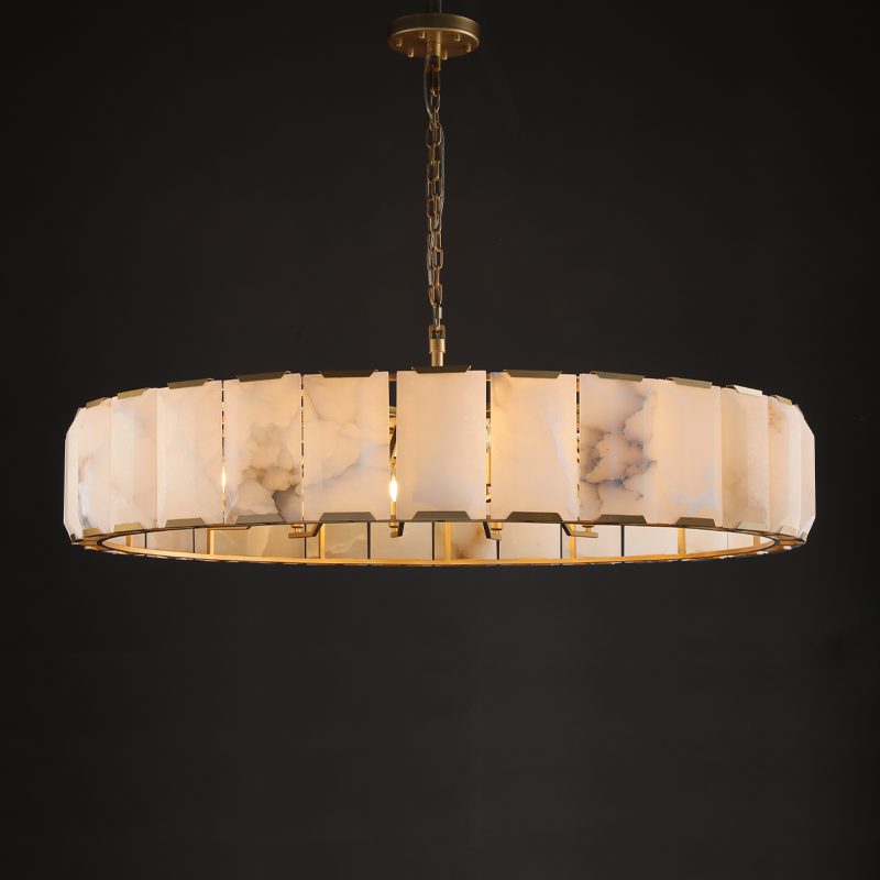 Verdant Calcite Round Chandelier 19"/31"/43"/60"
