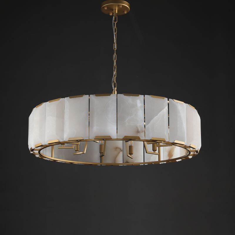Verdant Calcite Round Chandelier 19"/31"/43"/60"