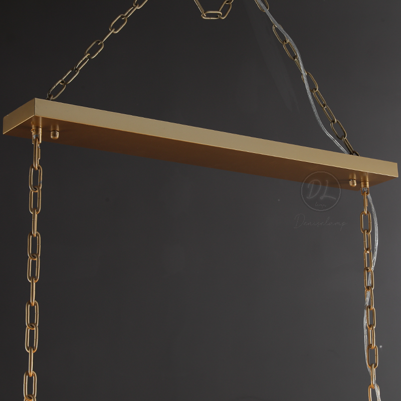 Verdant Calcite Rectangular Chandelier 42"/54"/62"/74"