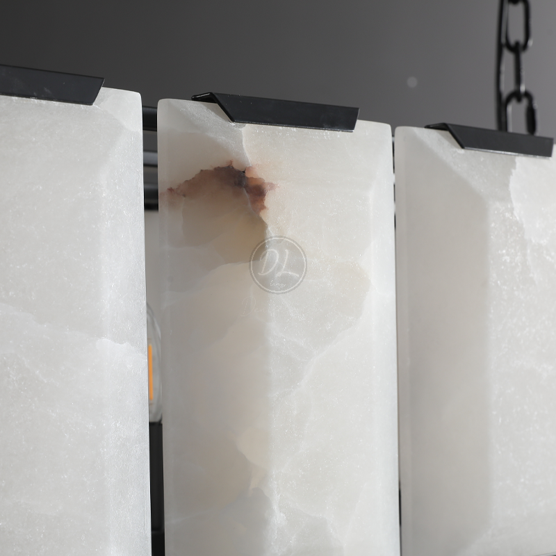 Verdant Calcite Rectangular Chandelier 42"/54"/62"/74"