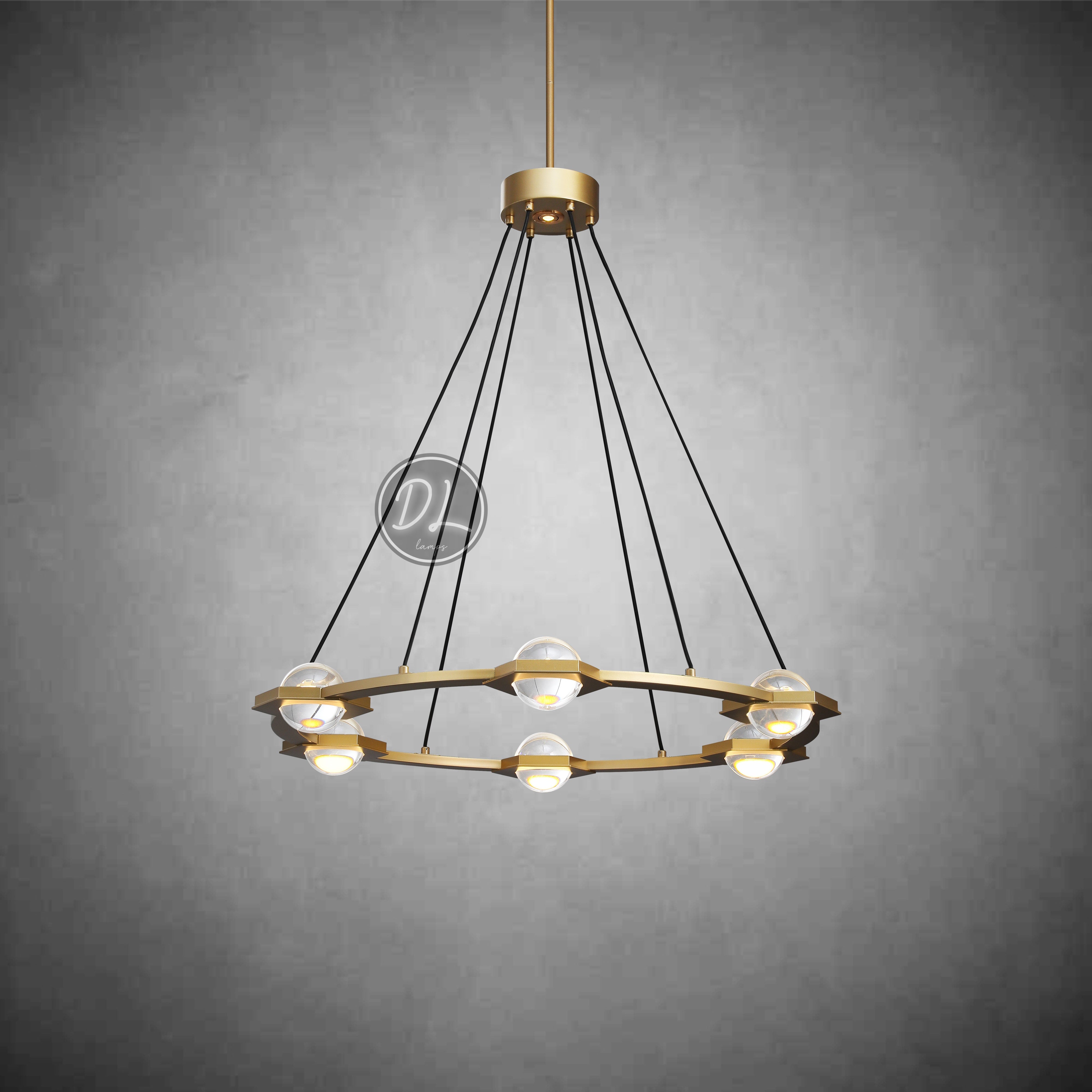 Nimbus- Splendid Star Design Round Chandelier 36"/48"/ 60"