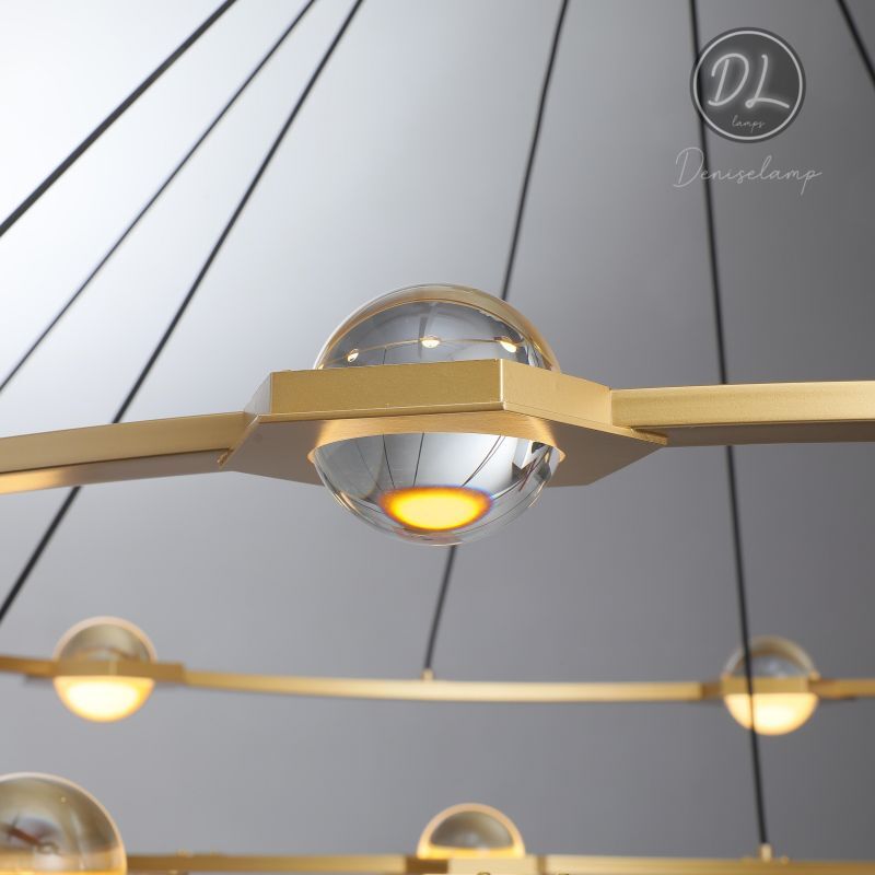 Nimbus- Splendid Star Design 2-Tier Round Chandelier 48"/ 60"