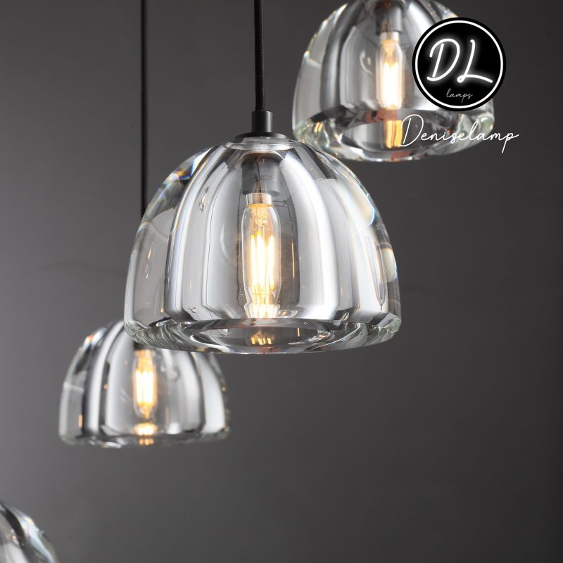 Aurora Modern Glass Round Chandelier 36''/48"/60''