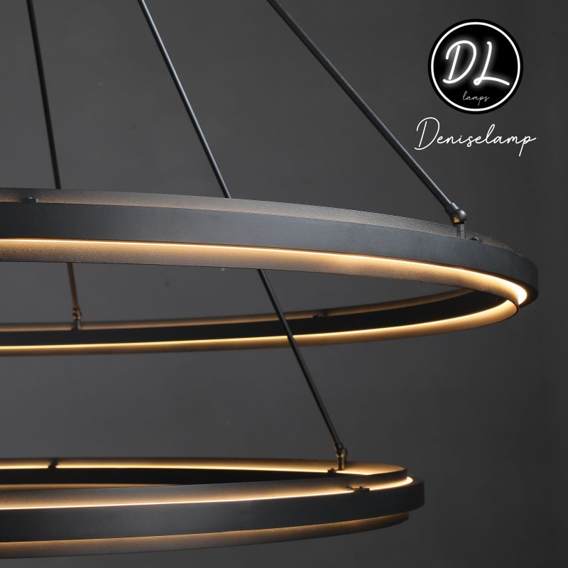 Radiant Vintage 2-Tier Round Chandelier 60"