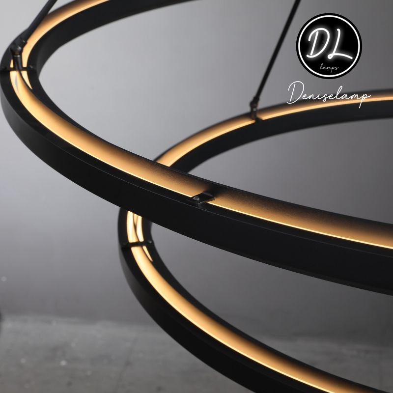 Radiant Vintage 2-Tier Round Chandelier 60"