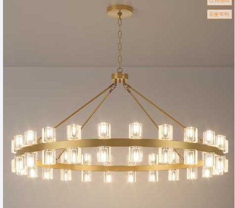 Aeabally Wine-glass Round Chandelier 60" -Chain Version