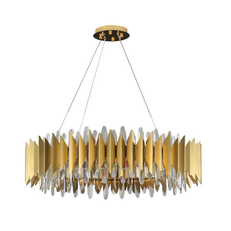 Denise Bobon Flavian Halo Crystal Chandelier