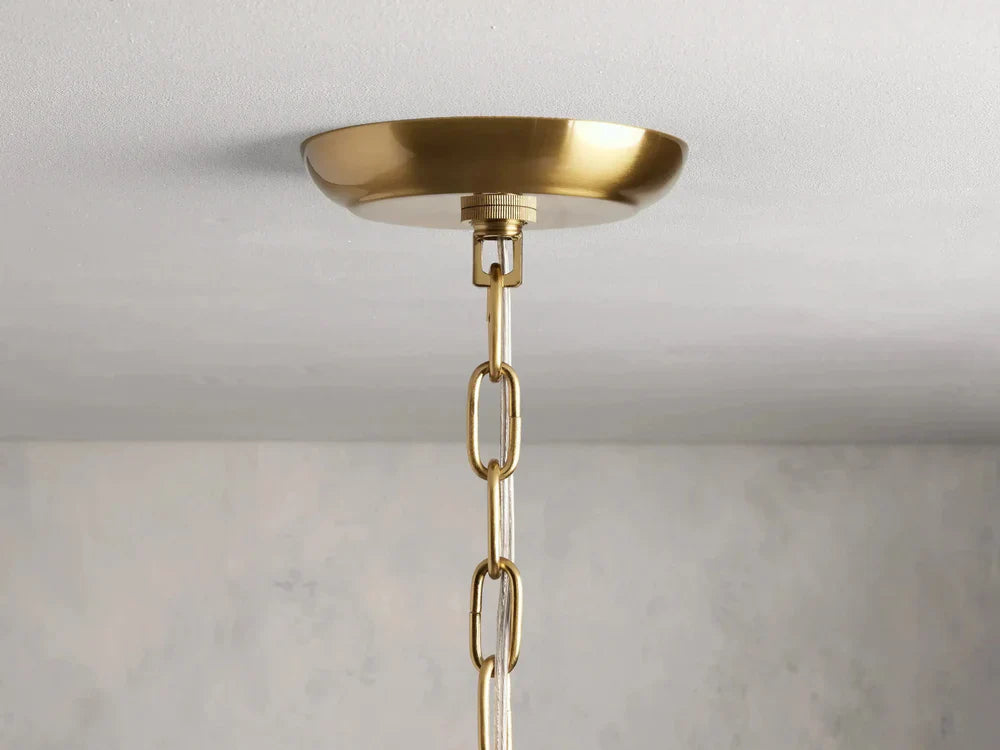 Elegant Dandelion Crystal Round Chandelier in Brass and Silver Finishes