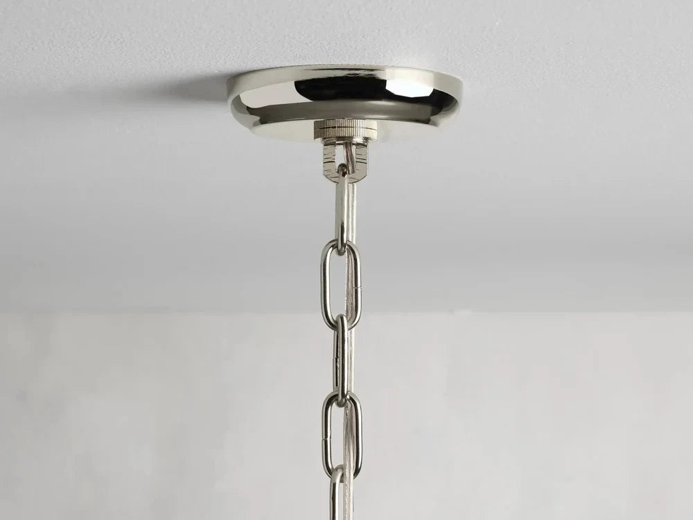 Elegant Dandelion Crystal Round Chandelier in Brass and Silver Finishes