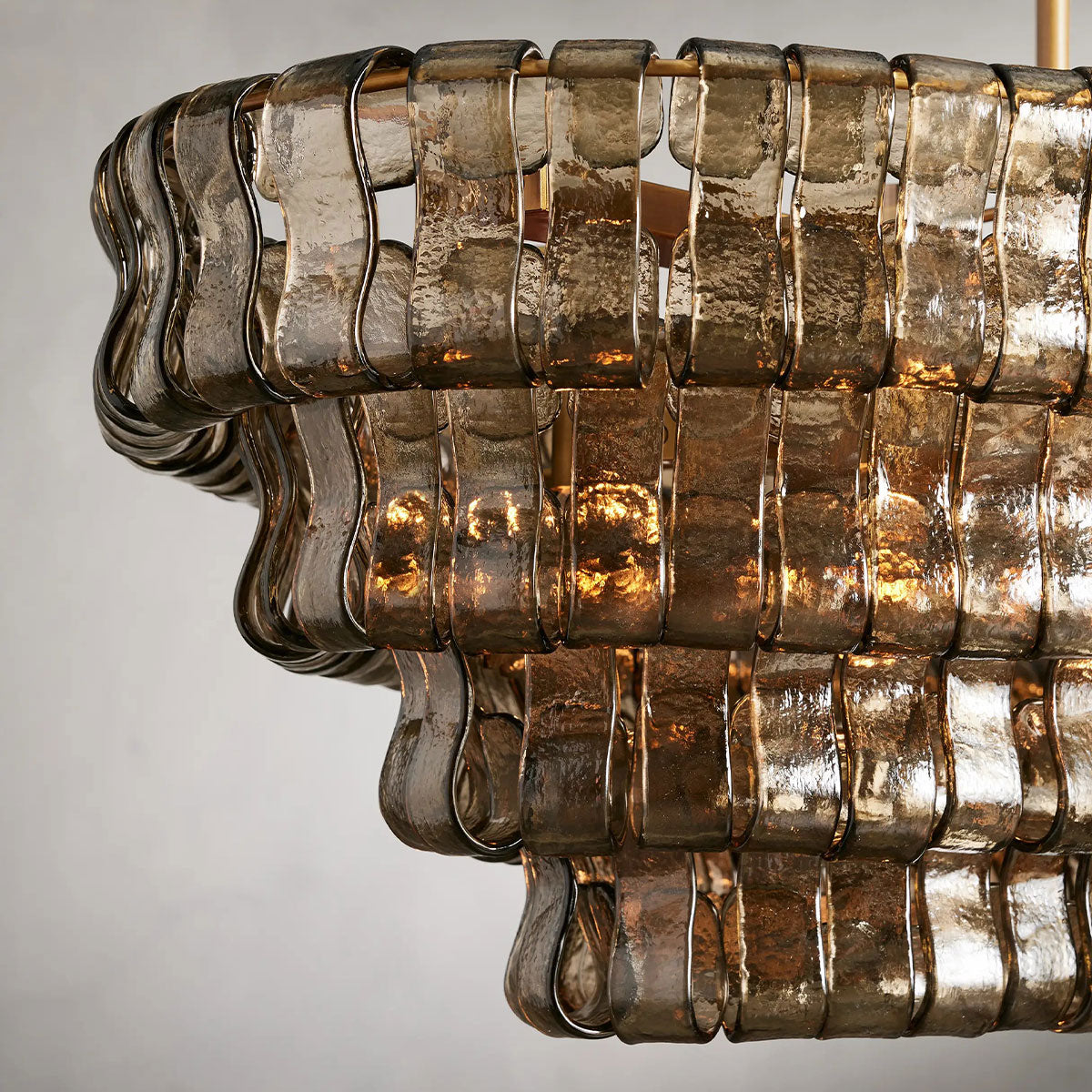 Denise Ghiaccio Oval Chandelier
