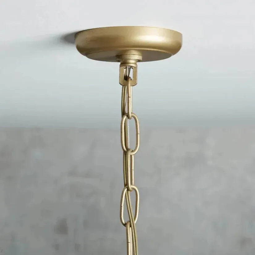 Leyland Tiered Round Crystal Chandelier in Antique Brass Finish