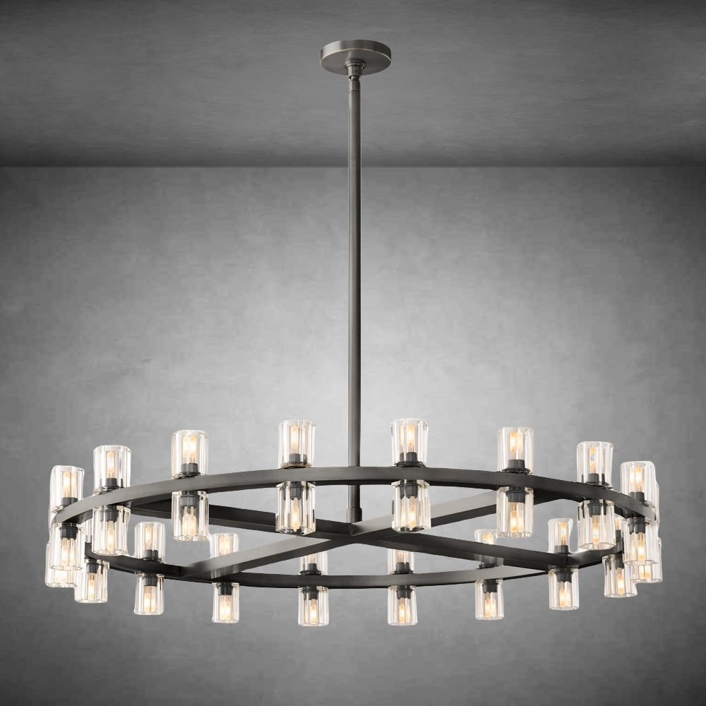 Aeabally Wine-glass Round Chandelier 48"