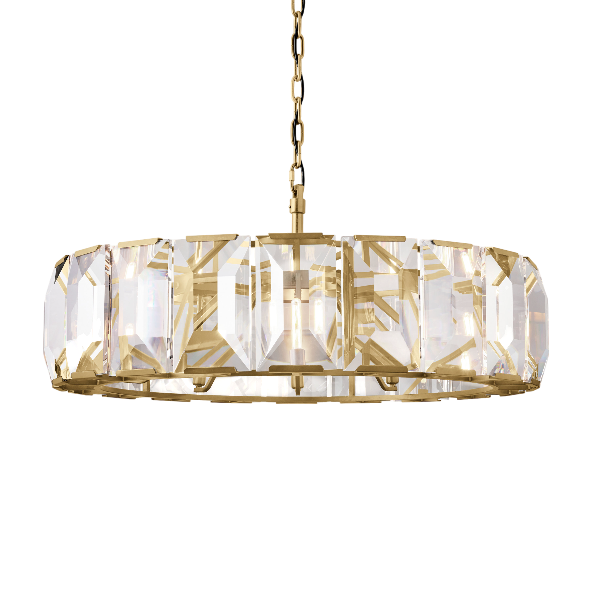 Denise Harlow Crystal Round Chandelier for livingroom and kitchen