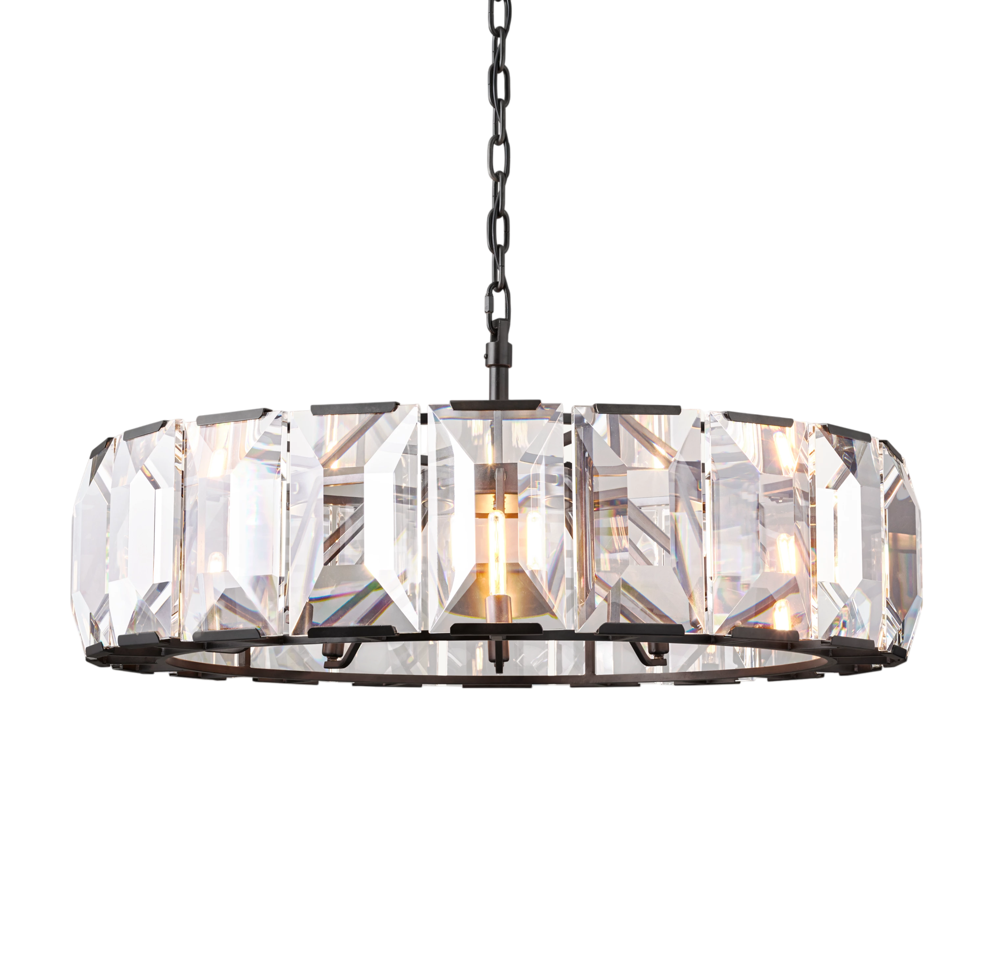 Denise Harlow Crystal Round Chandelier for livingroom and kitchen