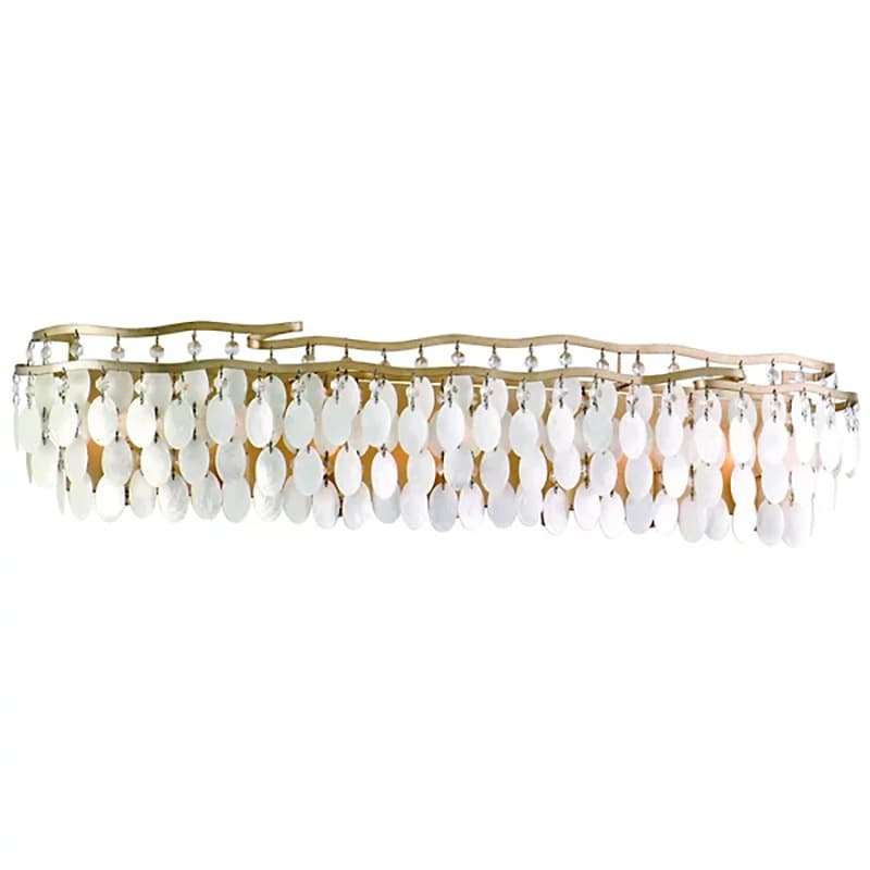 Dolcy Shell With Crystal Vanity Light