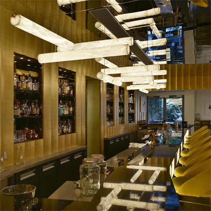 Culoud Alabaster Linear Pendant Light