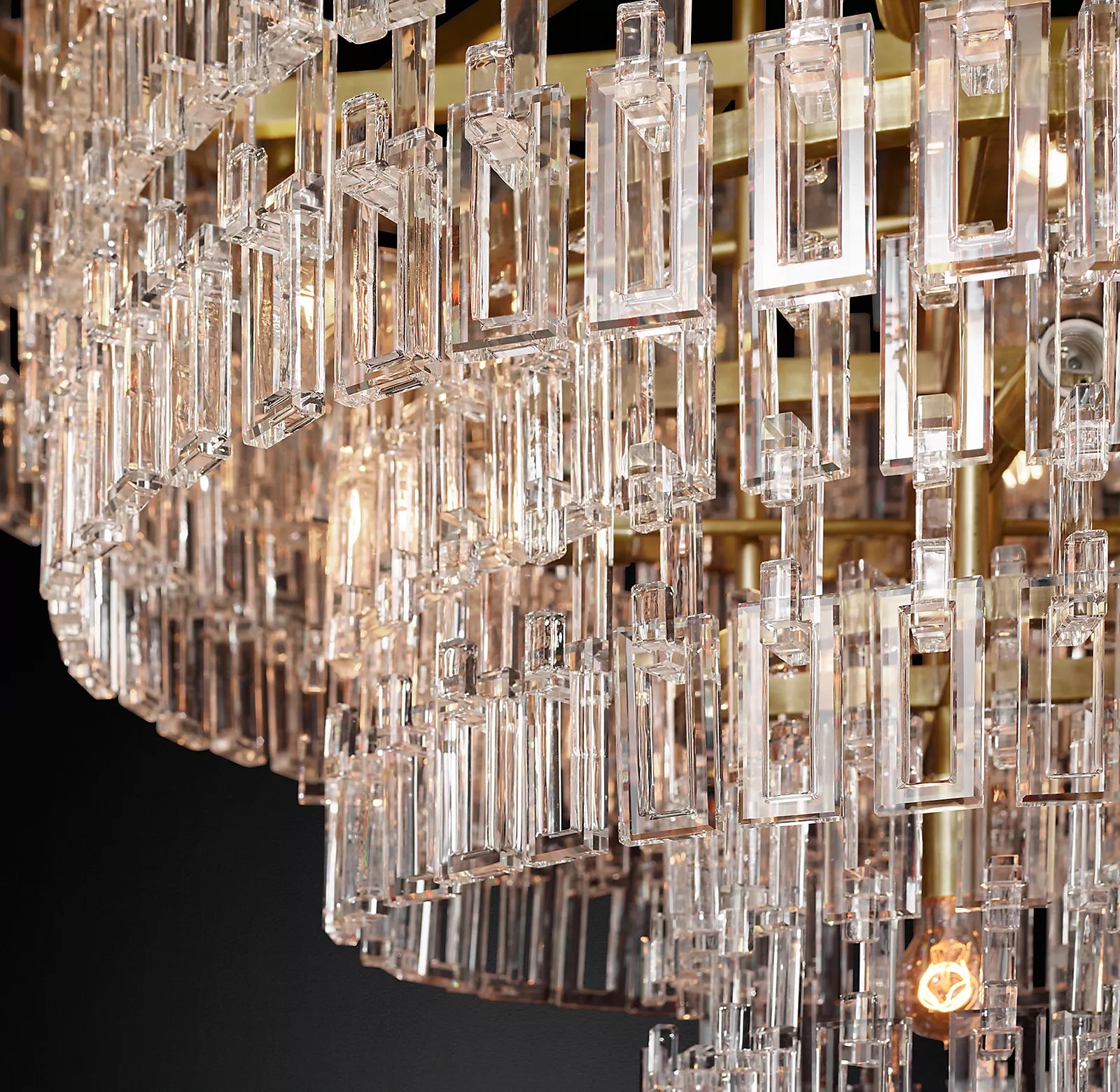 Margerie 3-Tier Round Chandelier 36" - thebelacan