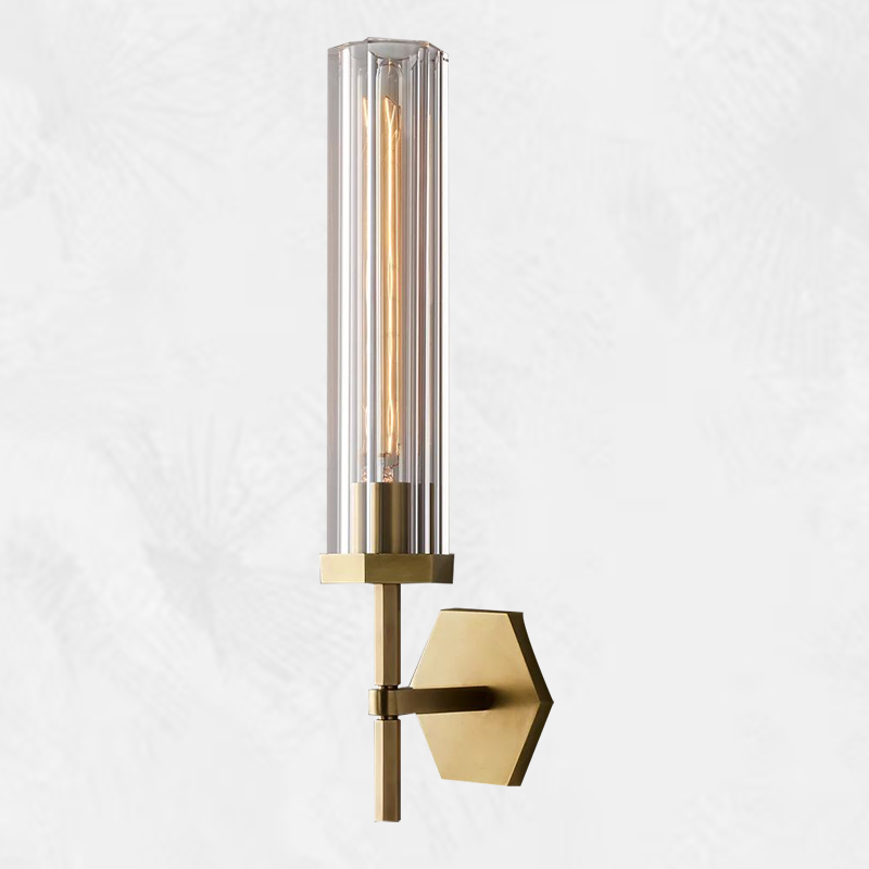 Lambo Modern Hexagonal Wall Sconce