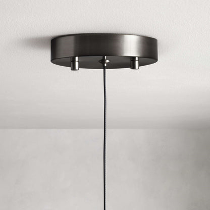 Denise Raindrop Glass Solitaire Single Pendant Light