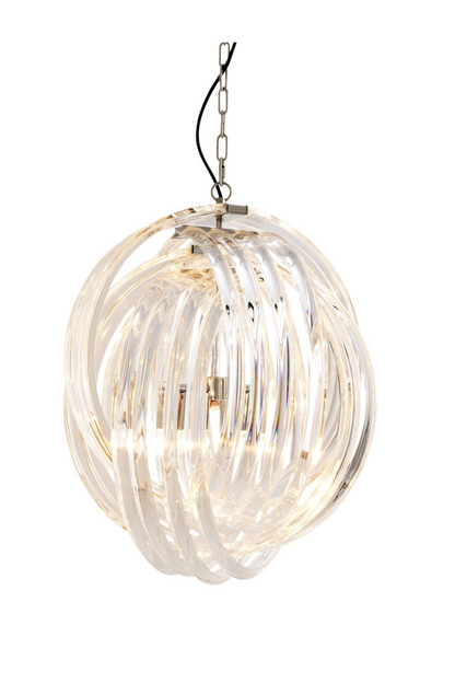 Lucite Loop Chandelier | Eichholtz Marco Polo M | OROA TRADE