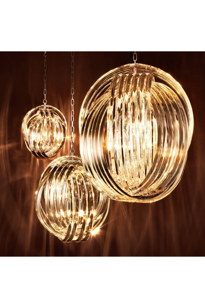 Lucite Loop Chandelier | Eichholtz Marco Polo S | OROA TRADE