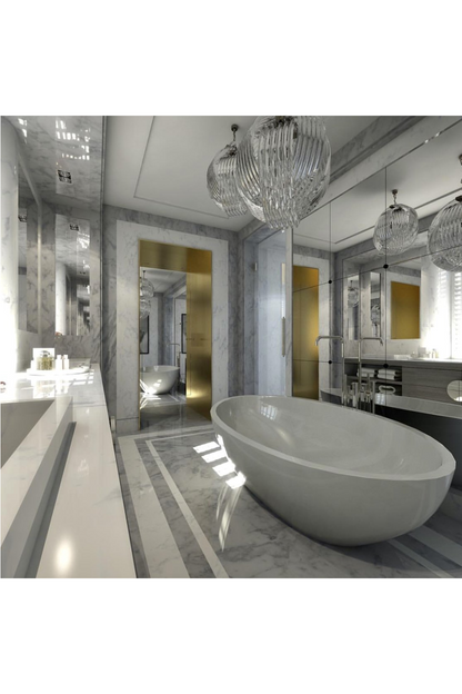 Lucite Loop Chandelier | Eichholtz Marco Polo L | OROA TRADE