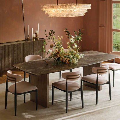 Denise Ghiaccio Oval Chandelier