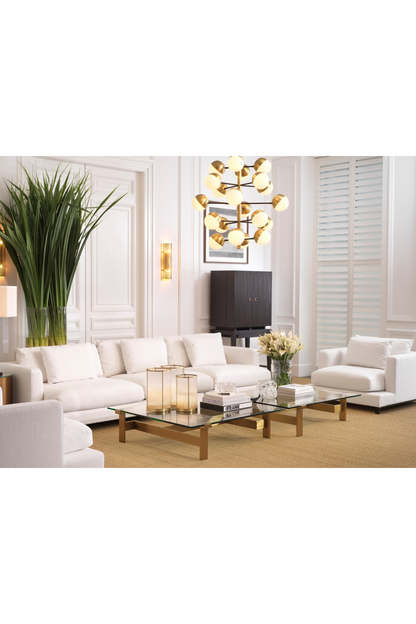 Brass Globe Sputnik Chandelier L | Eichholtz Cona | OROA TRADE