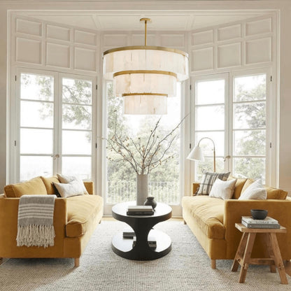 Windham Alabaster 3 Tier Chandelier