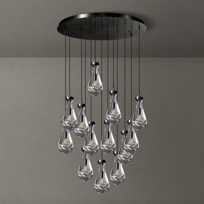 Seaward Raindrop Modern Exquisite Glass round chandelier 18"/36"/47"/60"