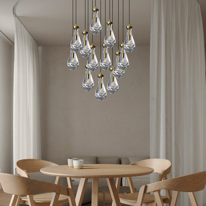 Seaward Raindrop Modern Exquisite Glass round chandelier 18"/36"/47"/60"