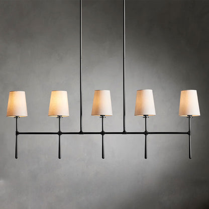Denise Rhodes Linear Chandelier 5 Light / 6 Ligth