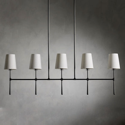 Denise Rhodes Linear Chandelier 5 Light / 6 Ligth
