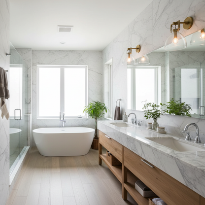 Funda Glass Cloche Sconce - bathroom Scene