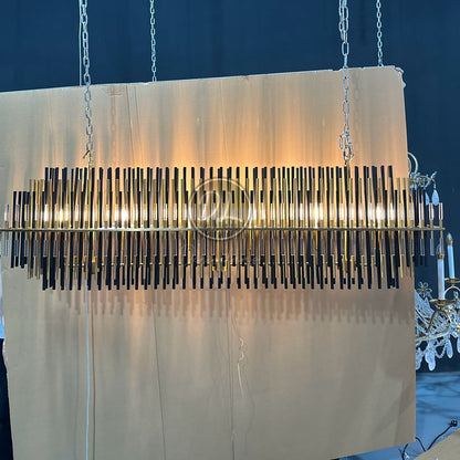Liliam Rectangular Chandelier 54"