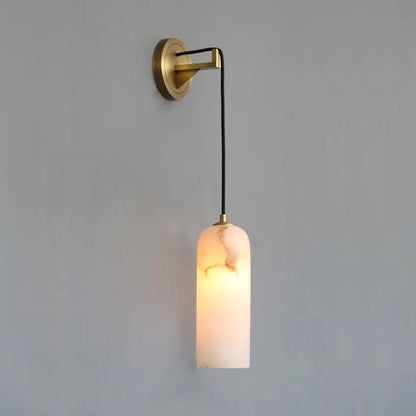 Truda Modern Alabaster Wall Sconce, Wall Lamp For Living Room,Bedroom