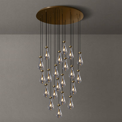 Seaward Raindrop Modern Exquisite Glass round chandelier 18"/36"/47"/60"