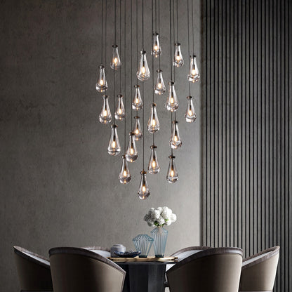 Seaward Raindrop Modern Exquisite Glass round chandelier 18"/36"/47"/60"