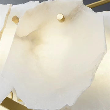 （Customize 3-Tier）August Modern marble Round chandelier
