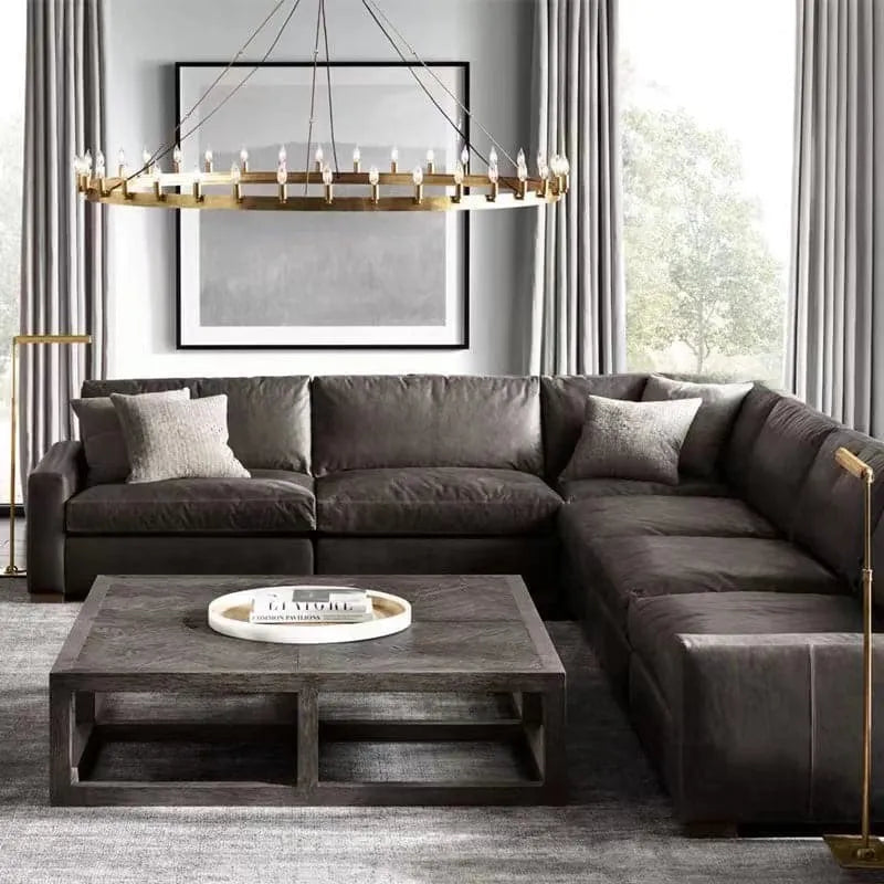 Horizon- Vintage glamorous metallic Filament Round Chandelier 26" 38"/ 50"/ 63"/ 73"